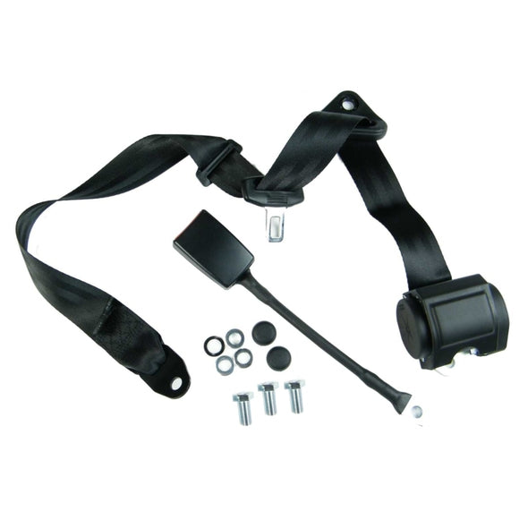 3 Point Retractable Seat Belt With Chrome Lift Latch