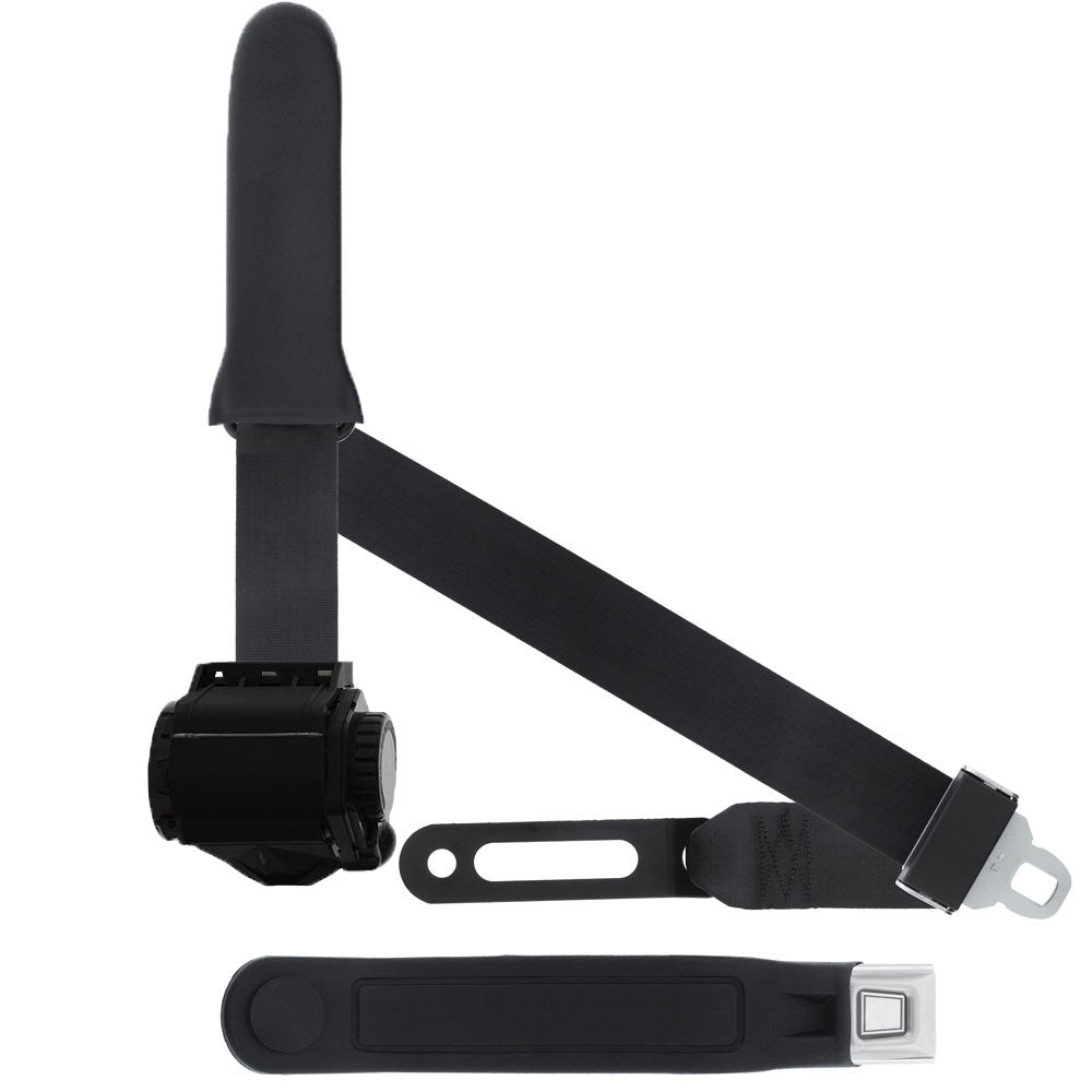 Holden Front Seat Belt PAIR Black With Drop Link HQ HJ HX Monaro Coupe
