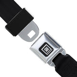 3 Point Retractable Seat Belt With GM Chrome Button w/ Contoured Sleeve