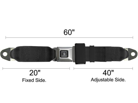 RetroBelt Classic Green Aviation Lap Belt 60 No Hardware Safety Seatbelt RetroBelt Classic Green Aviation Lap Belt 60 No Hardware Safety Seatbelt